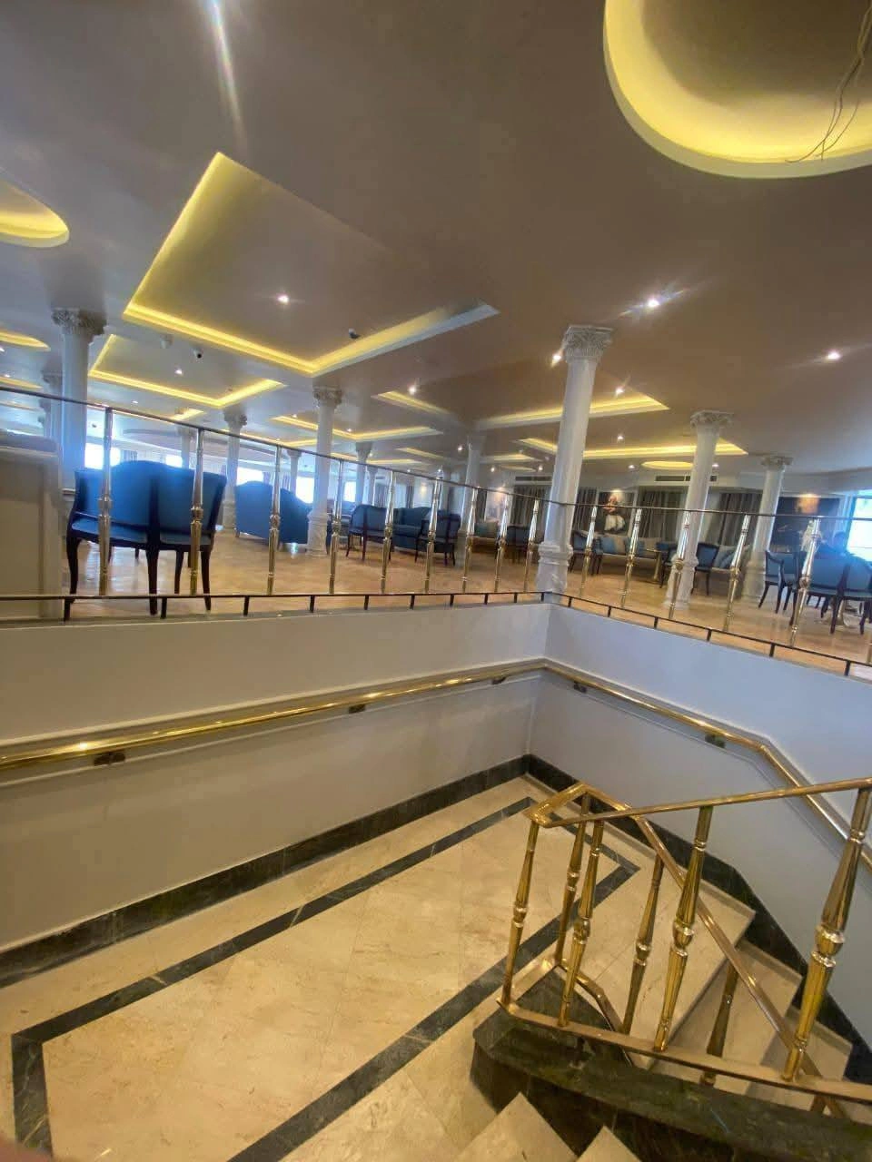 Lobby of the Queen Of Sheba Nile cruise